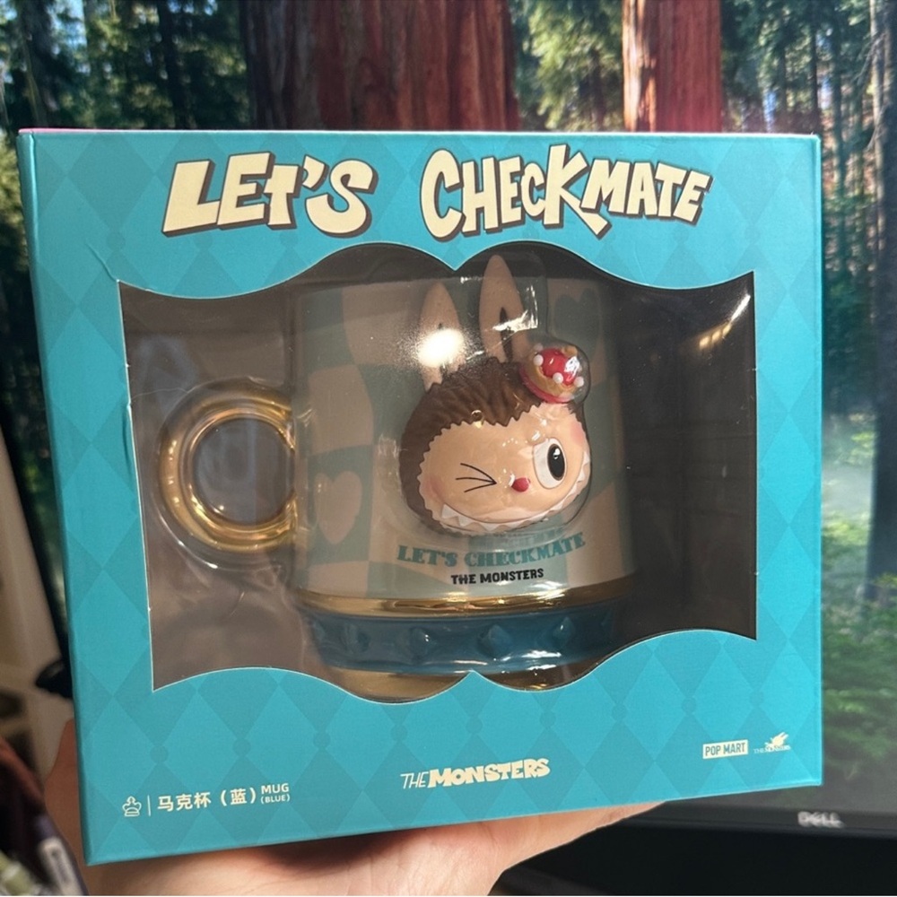NIB The Monsters Let's Checkmate Mug - Blue - Picture 2 of 3